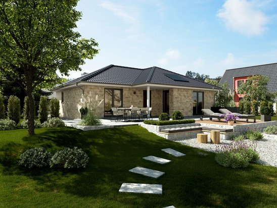 Bungalow-108-Garten-Klinker-1 Klinkerfassade